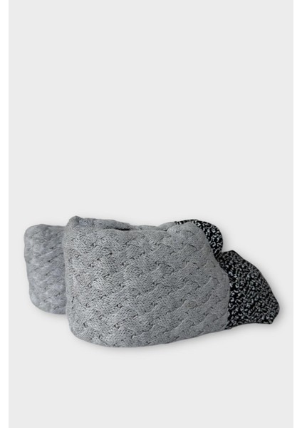 Erkek Örgülü Panduf Ev Botu Gri indirimleri