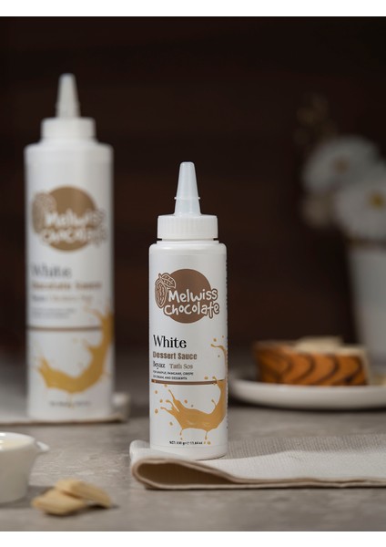 Beyaz Tatlı Sos 330 G - Waffle Krep Pankek Sosu