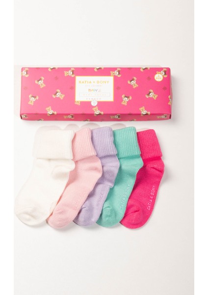 5'li Paket Yenidoğan Bambu Bebek Çorap Renkli fiyatları