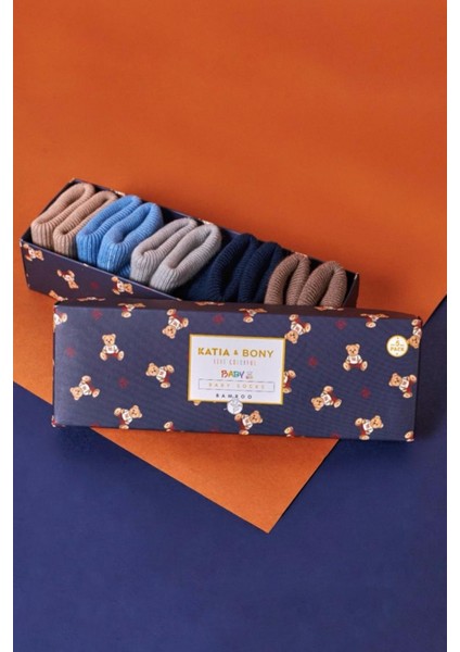 5'li Paket Yenidoğan Bambu Bebek Çorap Renkli fırsatları