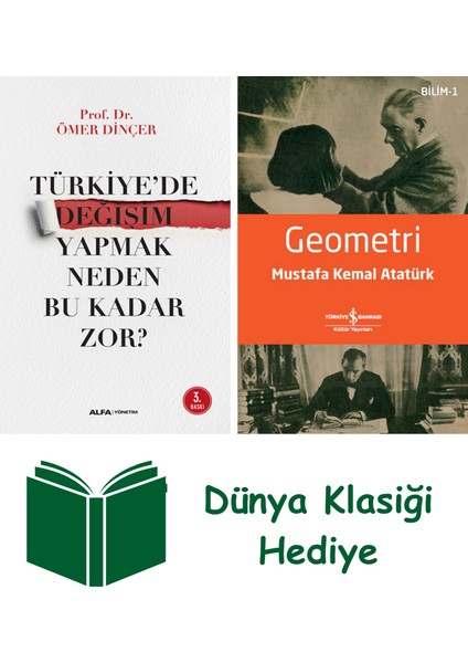 Türkiye'de Değişim Yapmak Neden Bu Kadar Zor? + Geometri + Dünya Klasiği Hediye