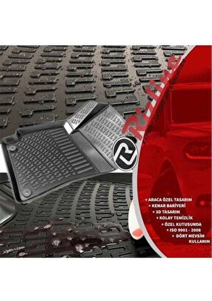 Fiat Egea Sedan 3D Havuzlu Paspas Yüksek Koruma Sağlayan Özelliklerle modelleri