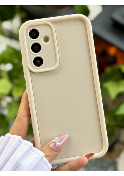 Galaxy A54 Uyumlu Mat Lansman Parmak Izi Bırakmaz Esnek Silikon Kılıf