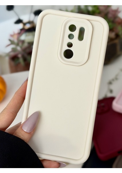 Redmi 9 Uyumlu Mat Lansman Parmak Izi Bırakmaz Esnek Silikon Kılıf