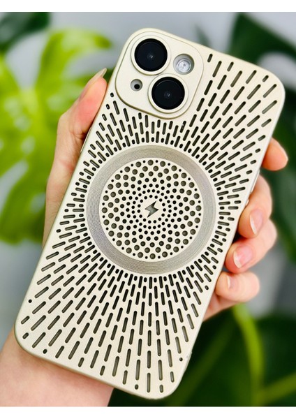 Iphone 13 ve iphone 14 Uyumlu Lensli Magsafe Özellikli Darbe Önleyici Koruyucu Kılıf