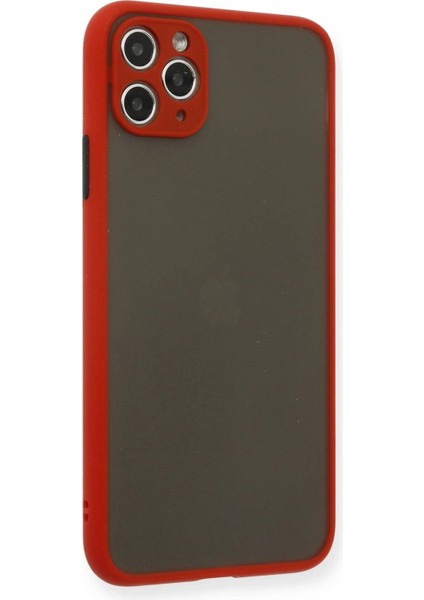 iPhone 11 Pro Max Kılıf Montreal Silikon Kapak - Kırmızı - FKU5556-8092 fiyatları