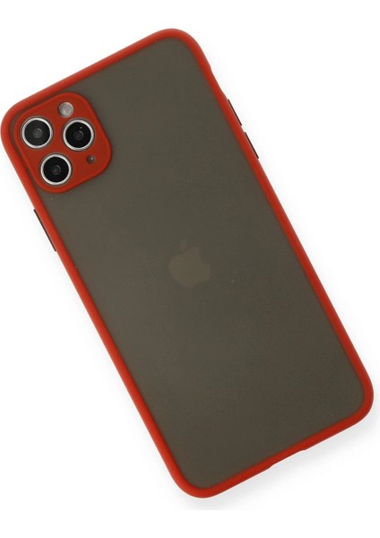 iPhone 11 Pro Max Kılıf Montreal Silikon Kapak - Kırmızı - FKU5556-8092 modelleri