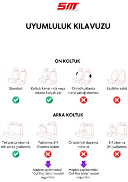 Fiat Palio Oto Koltuk Kilifi Gof Siyah Kumaş Kolay Temizlenebilir ve Şık Görünüm fırsatları