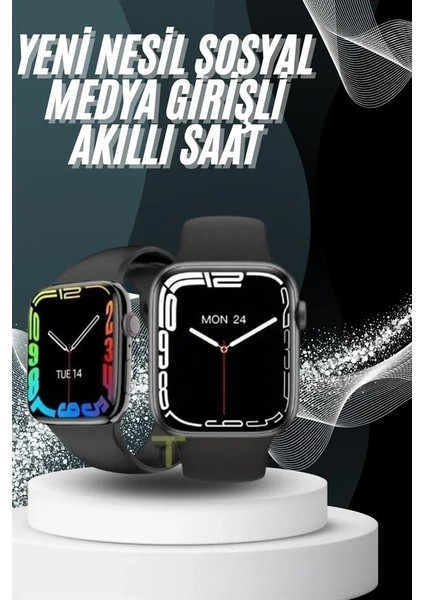 Yeni Model Akıllı Saat Dokunmatik Ekran Unisex Amoled Ekran 44 mm fiyatları