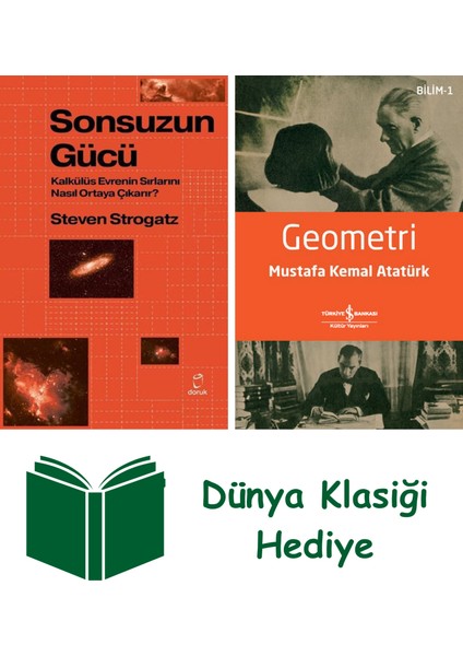 Sonsuzun Gücü - Kalkülüs Evrenin Sırlarını Nasıl Ortaya Çıkarır? + Geometri + Dünya Klasiği Hediye
