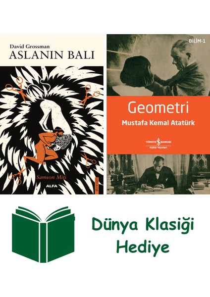 Aslanın Balı + Geometri + Dünya Klasiği Hediye