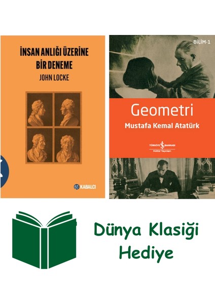 Insan Anlığı Üzerine Bir Deneme + Geometri + Dünya Klasiği Hediye