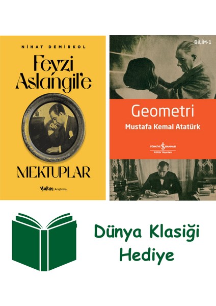 Feyzi Aslangil’e Mektuplar + Geometri + Dünya Klasiği Hediye
