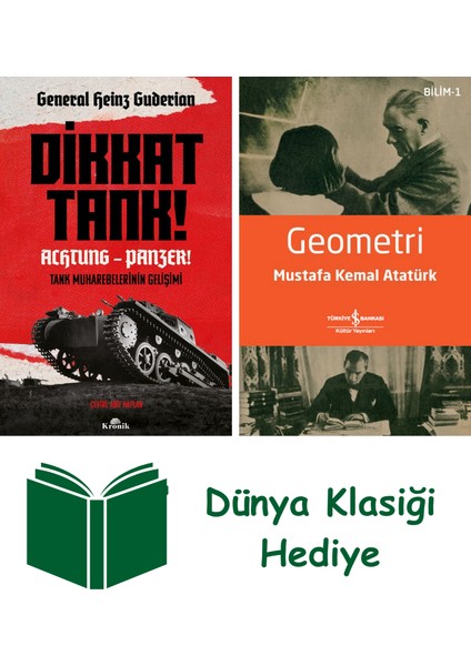 Dikkat Tank ! – Achtung Panzer ! + Geometri + Dünya Klasiği Hediye