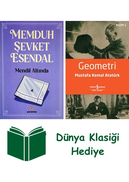 Mendil Altında + Geometri + Dünya Klasiği Hediye