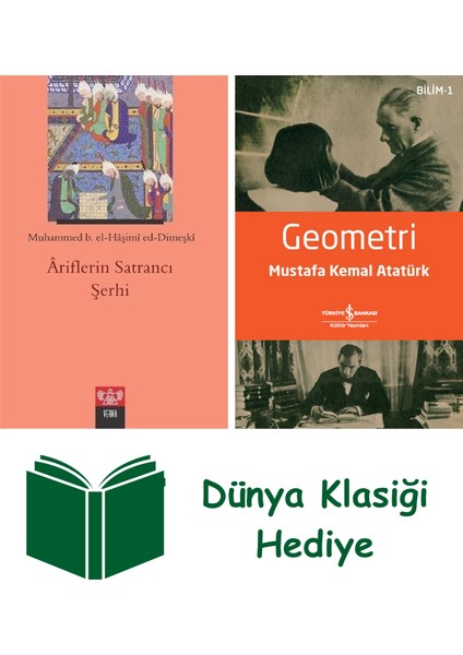 Ariflerin Satrancı Şerhi + Geometri + Dünya Klasiği Hediye