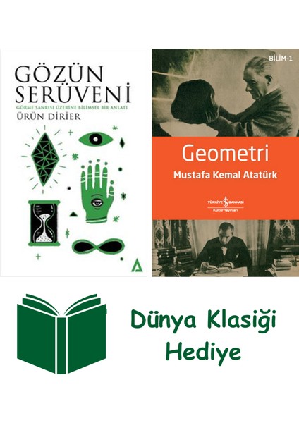Gözün Serüveni + Geometri + Dünya Klasiği Hediye
