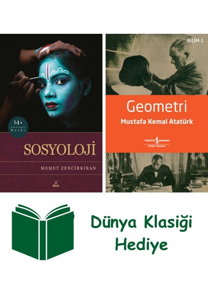 Sosyoloji + Geometri + Dünya Klasiği Hediye