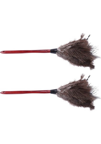 2x Devekuşu Temizlik Tüy Sütçe Devekuşu Duster Devekuşu Tüy Duster Yumuşak Tüyler (Yurt Dışından)