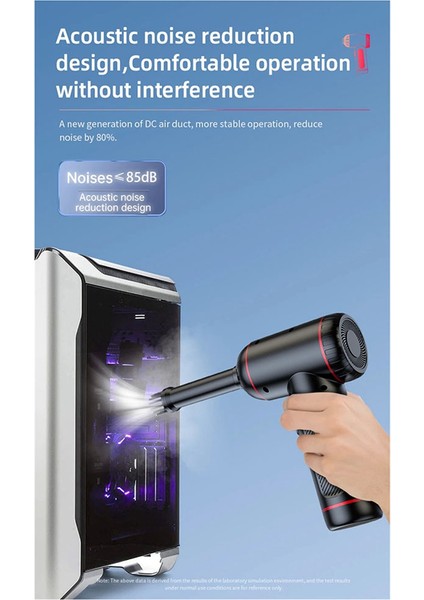 1600000PA 5 In1 Kablosuz Otomobil Elektrikli Süpürge Taşınabilir Robot Elektrikli Süpürge El Tipi Mini Araba Ev Cihazı (Yurt Dışından) fırsatları