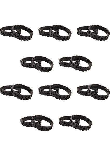 Xiaomi Için 20X Tekerlek Lastikleri 1s 1s Robot Elektrikli Süpürge Roborock S50 S55 S5 Max Wheels Anti-Slip Yedek Aksesuar (Yurt Dışından)