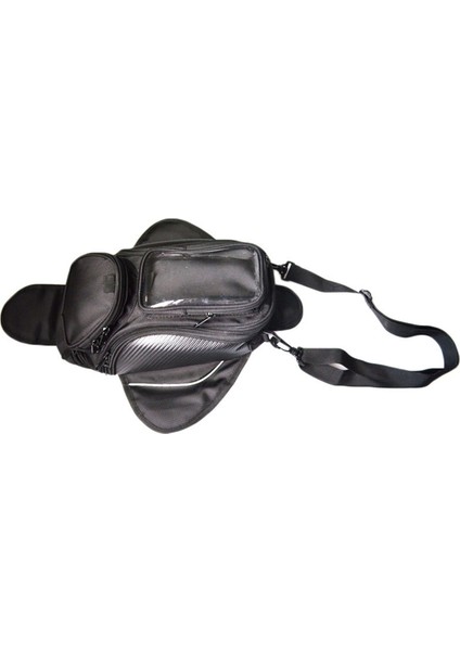 Su Geçirmez Motor Tank Torbası Yağ Yakıt Deposu Torbası Manyetik Motosiklet Eyer Çantası Tek Omuz Çantası Motosiklet Sırt Çantası (Yurt Dışından)