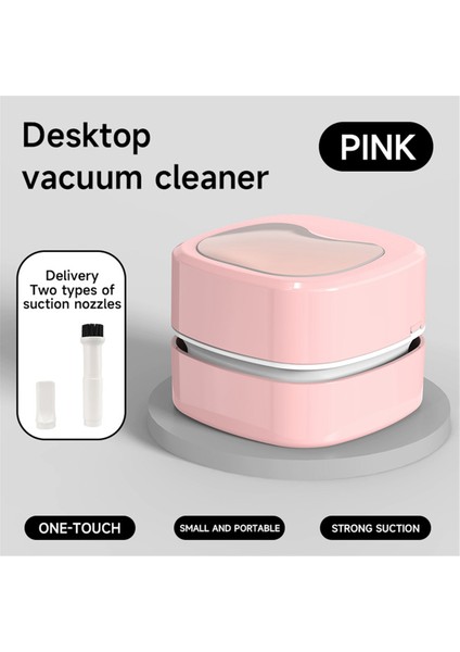 2pcs Masaüstü Vakum Süpürge Kablosuz Kablosuz Mini Temizleyici Klavye Silgi Ash Elektrikli Vakum Süpürücü (Yurt Dışından)