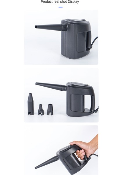 El Tipi Elektrikli Süpürge Taşınabilir Güçlü Vakum Temizleyici Araç Evde Çift Amaçlı Kablolu Toz Catcher Pet Saç Us Fiş (Yurt Dışından)