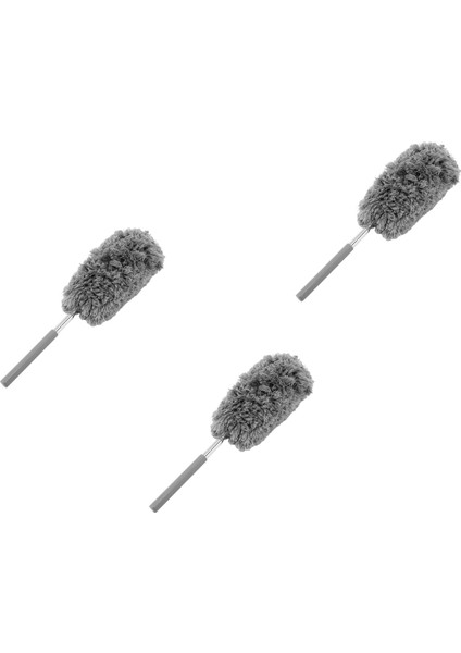 3x Mikrofiber Toz Geri Çekilebilir Ev Temizleyici Tüy Duster Araç Süpürücü Toz Fırçası (Yurt Dışından)