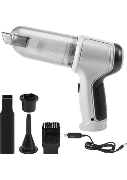 2x 4in1 120W Kordonsuz Hava Üfleyici Taşınabilir Hava Duster Mini 9000PA Kablosuz Araç Vakum Süpürge Siklonik Eş (Yurt Dışından) modelleri