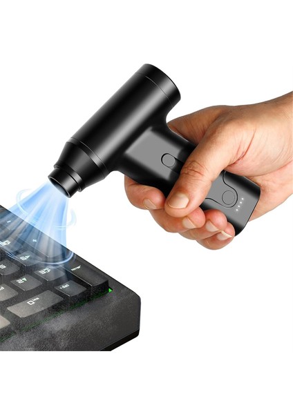 Sıkıştırılmış Hava Sezdiri, Bilgisayar, Araba, Ev, Ofis, Kablosuz Klavye Temizleyici Için Taşınabilir Elektrikli Hava Sezeti (Yurt Dışından) fiyatları