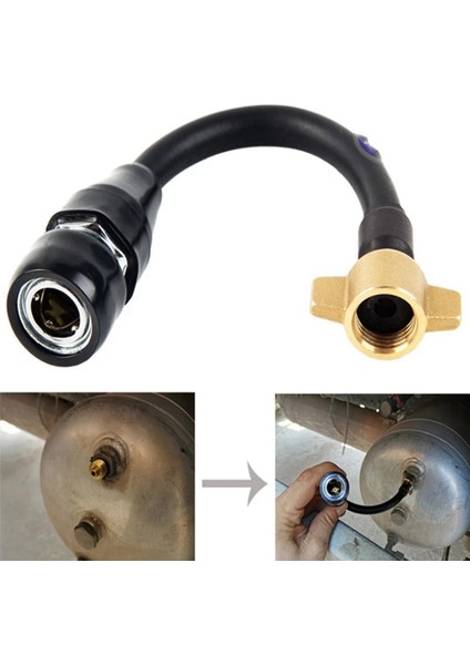 2x Kamyon Hava Deposu Hava Giriş Konnektörü Boru Kamyonu Hava Boru Tozu Üfleme Borusu Kamyon Römork Hava Tankı (Yurt Dışından) indirimleri