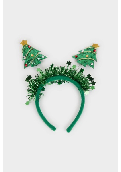 Kadın Yılbaşı Çam Ağaçı Temalı TAÇ F7051AXNS