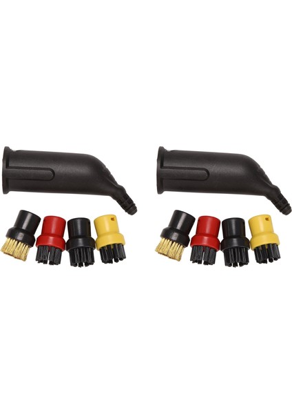 2x Buhar Temizleyici Slit Fırçası Sprinkler Nozul Kafası Karcher Sc1/sc2/sc3/sc4/sc5 Buhar Temizleyici Yarık Scrape Fırça (Yurt Dışından)