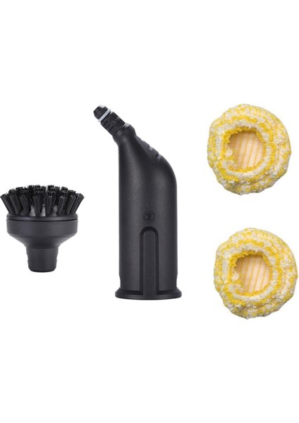 Karcher Sc2 Sc3 Sc4 Sc5 Için Vakum Buhar Temizleyici Aksesuarları Büyük Yuvarlak Fırça Nozul Buharlı Kapak Paspas Bezi (Yurt Dışından)