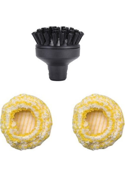 Karcher Sc Serisi Steam Temizleyiciler Için Büyük Yuvarlak Fırça Buhar Kiti Steam Temizleyici Aksesuarları (Yurt Dışından)