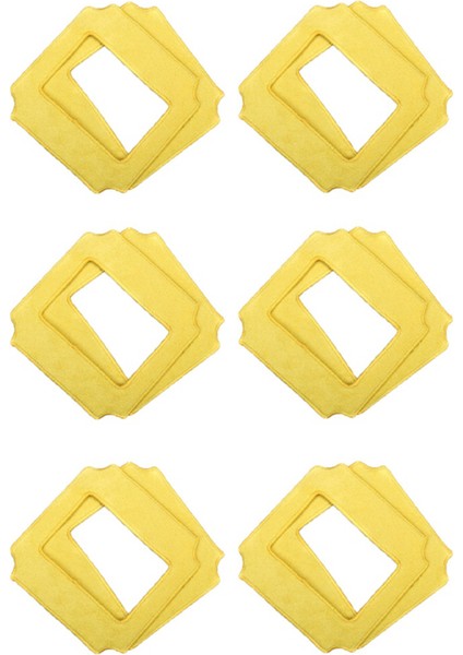 WIN660 / RL880 / RL1188 Cam Temizleyici Için Robot Pencere Temizleyici Için 12 Pcs Mops, 12 Pcs Sarı Mops (Yurt Dışından)