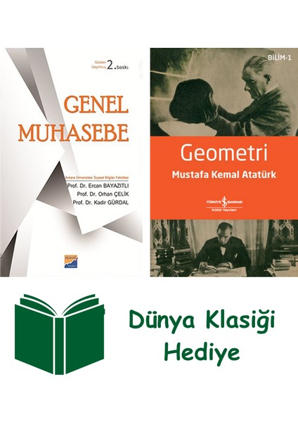 Genel Muhasebe + Geometri + Dünya Klasiği Hediye
