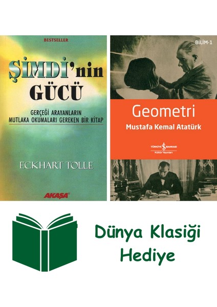 Şimdi’nin Gücü + Geometri + Dünya Klasiği Hediye