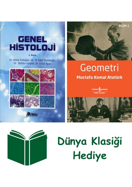 Genel Histoloji + Geometri + Dünya Klasiği Hediye