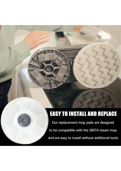 8 Paket 3897A Yedek Dönen Paspas Pedleri Bissell Spinwave Için Uyumlu Smartsteam Ovma Steam Paspası 3897A 3897A (Yurt Dışından) fiyatları