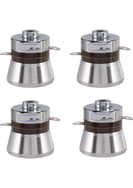 4x 60W 40KHZ Dönüşüm Verimliliği Ultrasonik Piezoelektrik Transdüser Temizleyici Performanslı Akustik Bileşenler (Yurt Dışından)
