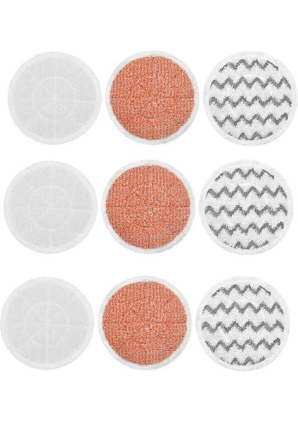 9 Adet Bissell 3897A Için Paspas Pedleri 3712 Ovma Buharlı Paspas Temizleme Paspas Bezi Aksesuarları (Yurt Dışından)