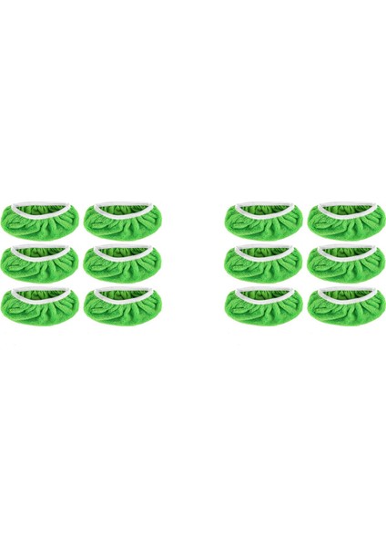 12PCS Paspas Pedleri Swiffer Süpürücü Paspas Kuru Süpürme Bezleri ve Islak Paspas Bezleri Ev Temizliği Için Yıkanabilir (Yurt Dışından)