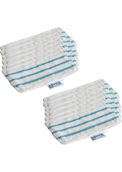 12PCS Siyah ve Decker Için Paspas Pedleri Buhar Paspası FSM1610 FSM1630 Yıkanabilir ve Yeniden Kullanılabilir Yedek Paspas Bezi (Yurt Dışından)