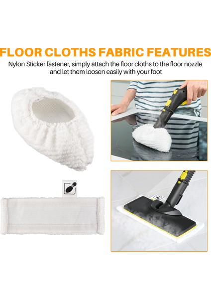 Mikrofiber Zemin Bez Seti Mikrofiber Kapak Seti Karcher Easyfix Sc2 Sc 3 Sc4 Sc5 Buhar Temizleyici (Yurt Dışından) indirimleri