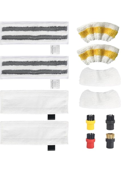 Karcher Steam Temizleyici Aksesuarları Yedek Bezleri, Nozul Yuvarlak Fırçalar, Karcher Easyfix Sc1 Sc2 Sc3 Sc4 Sc5 (Yurt Dışından)