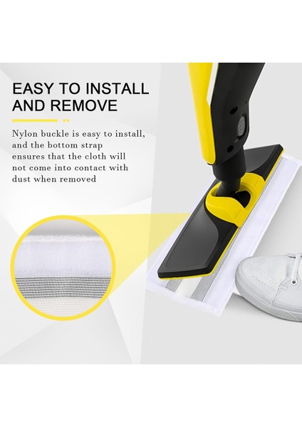 Karcher Steam Temizleyici Aksesuarları Yedek Bezleri, Nozul Yuvarlak Fırçalar, Karcher Easyfix Sc1 Sc2 Sc3 Sc4 Sc5 (Yurt Dışından) modelleri