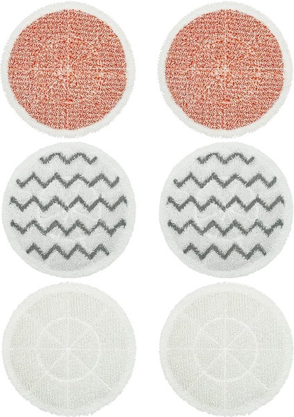 Bissell Spinwave Için 6pcs Strup Buhar Pomu Yedek Pazı 3897A 3712 Sert Zemin Temizleme Kiti Için Yeniden Kullanılabilir Pedler (Yurt Dışından)