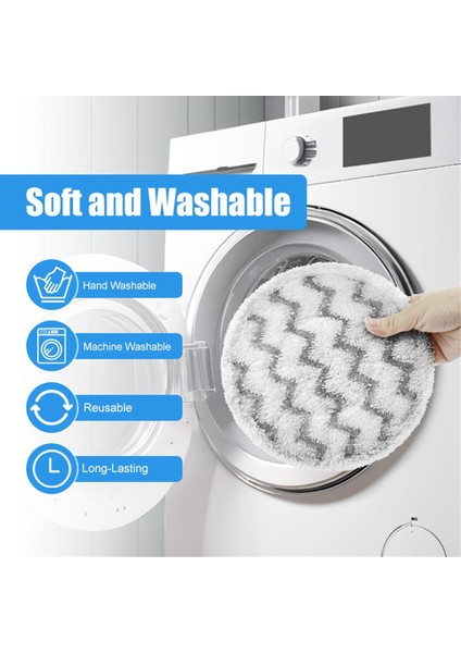 Bissell Spinwave Için 6pcs Strup Buhar Pomu Yedek Pazı 3897A 3712 Sert Zemin Temizleme Kiti Için Yeniden Kullanılabilir Pedler (Yurt Dışından) indirimleri